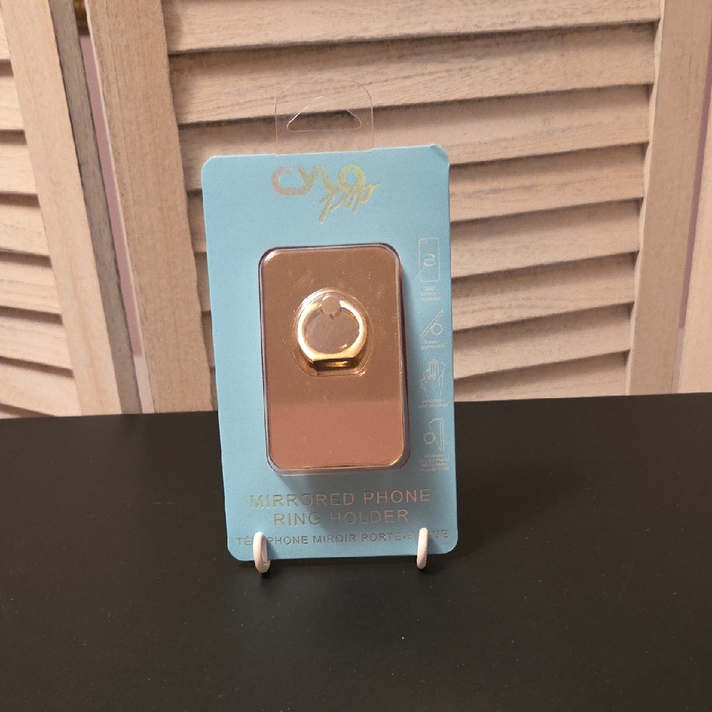 Gold Phone Ring Holder by Cylo